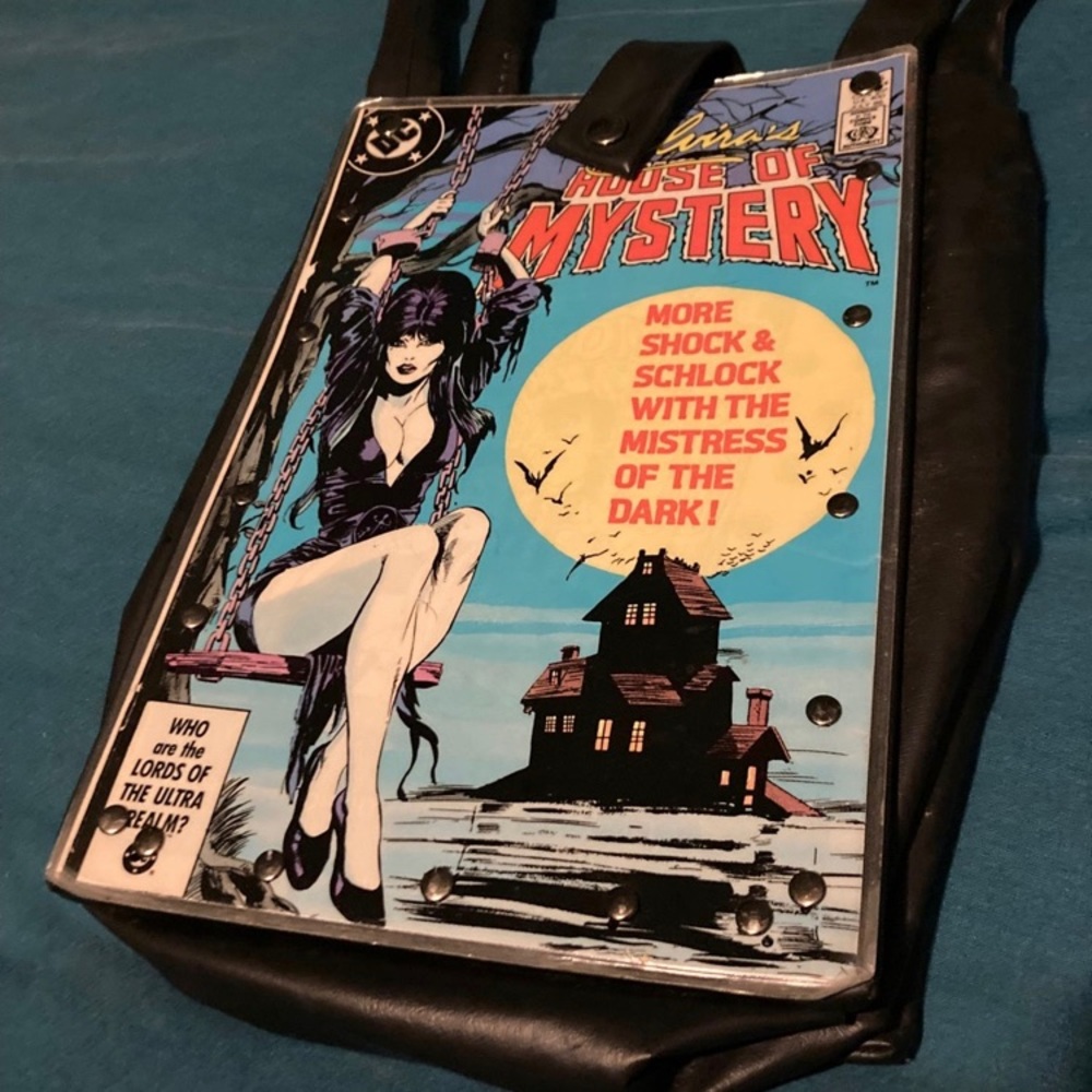 Elvira Comic Book Recycled Attic Dwellers Purse